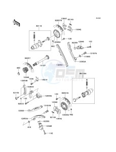 KVF 750 B (BRUTE FORCE 750 4X4I) (B6F-B7FA) A7F drawing CAMSHAFT-- S- -_TENSIONER