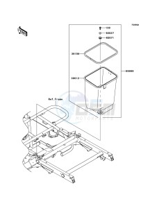 MULE 600 KAF400-B1 EU drawing Optional Parts(Frame)