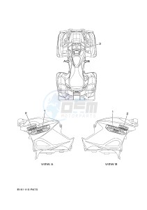 YFM700FWB KODIAK 700 (B16E) drawing GRAPHICS