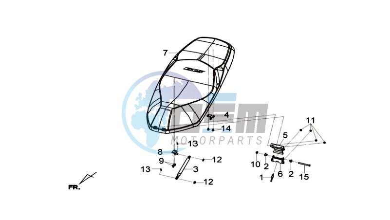 BUDDYSEAT / REAR LUGGAGE FRAME /