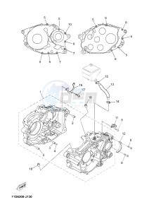 XT660ZA XT660Z ABS TENERE (2BE4 2BE4 2BE4) drawing CRANKCASE