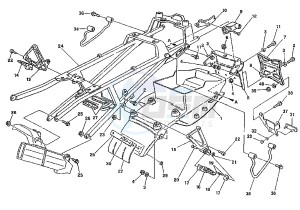 MITO EVOL.125 drawing REAR FRAME