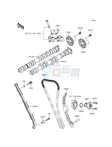 NINJA ZX-10R ABS ZX1000KFFA FR XX (EU ME A(FRICA) drawing Camshaft(s)/Tensioner