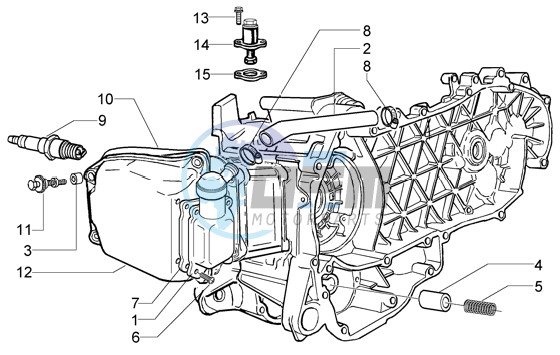 By-pass valve - Chain tightener - Oil drain