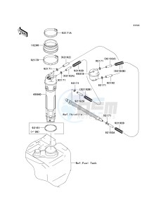 JT 1500 A [STX-15F] (A6F-A9F) A9F drawing FUEL PUMP