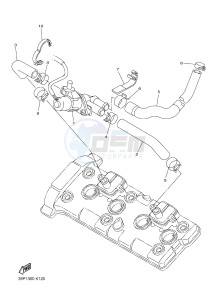 FZ8-S FZ8 FAZER 800 (42PN) drawing AIR INDUCTION SYSTEM