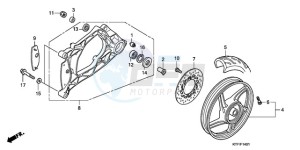 SH1509 Europe Direct - (ED) drawing REAR WHEEL/SWINGARM (SH1259/1509)