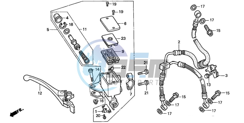 FRONT BRAKE MASTER CYLINDER (1)