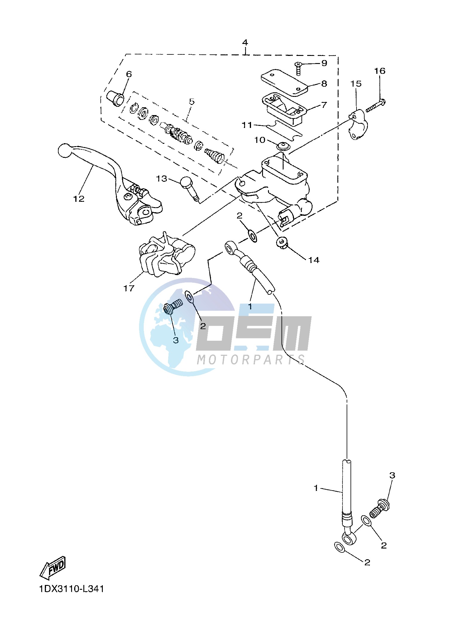 FRONT MASTER CYLINDER