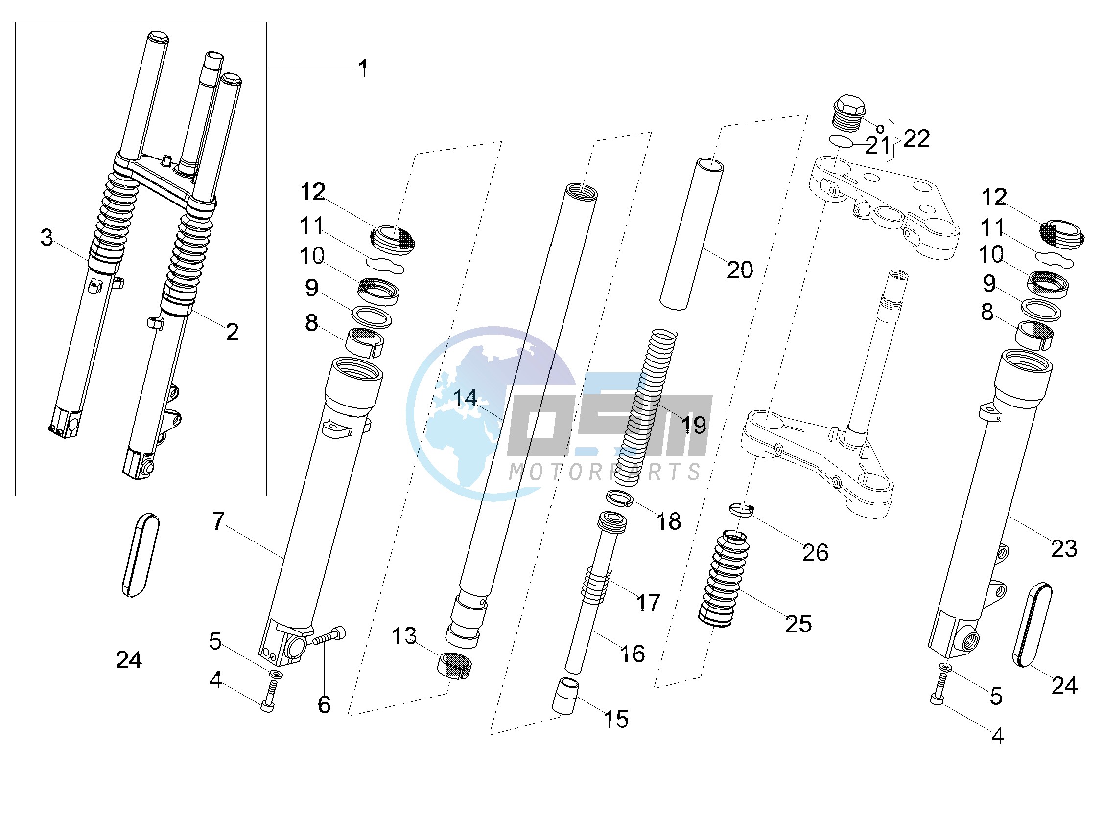 Front fork Kaifa