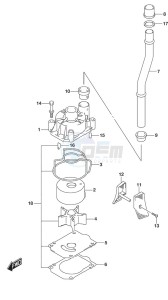 DF 150 drawing Water Pump