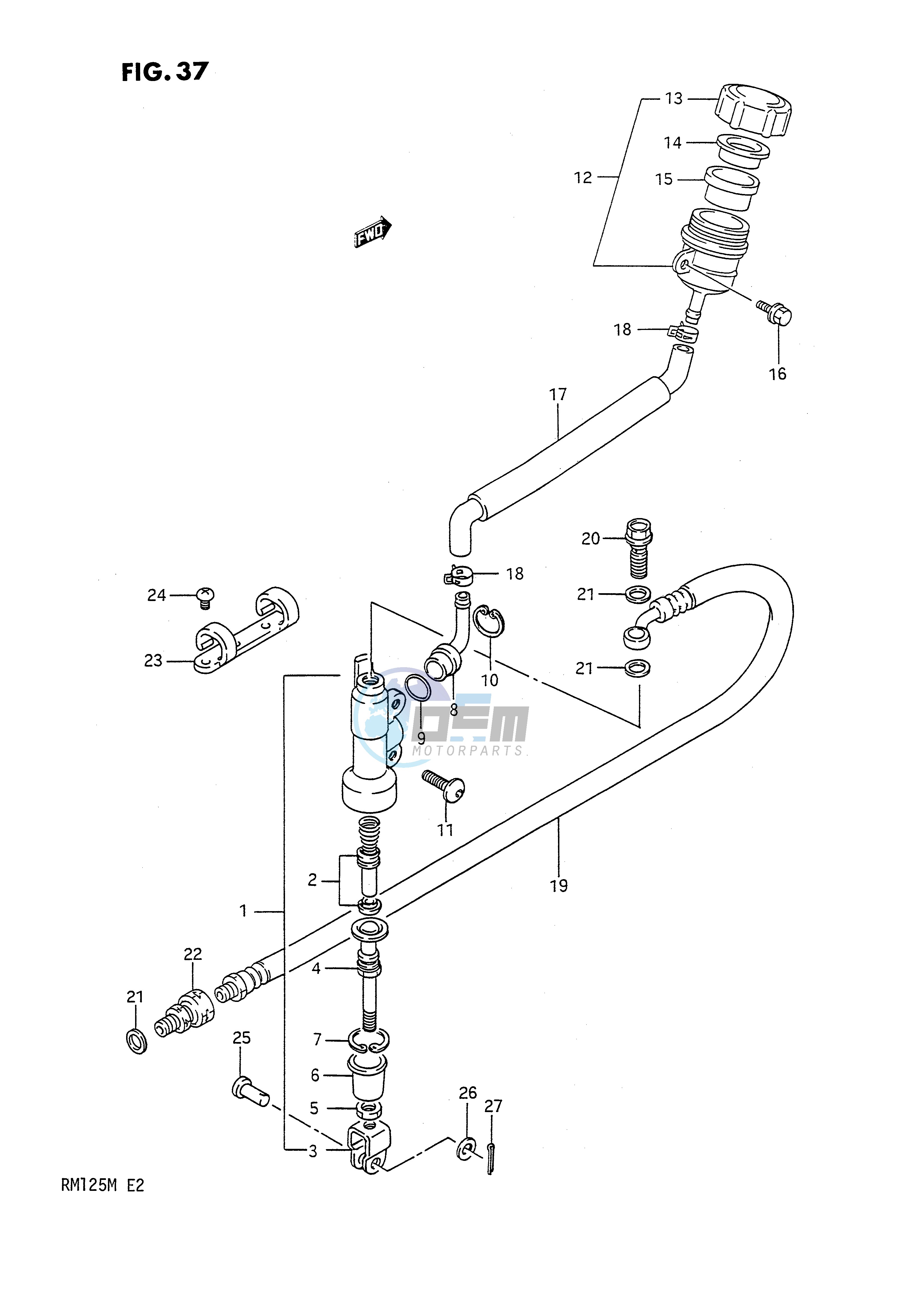 REAR MASTER CYLINDER (MODEL K)