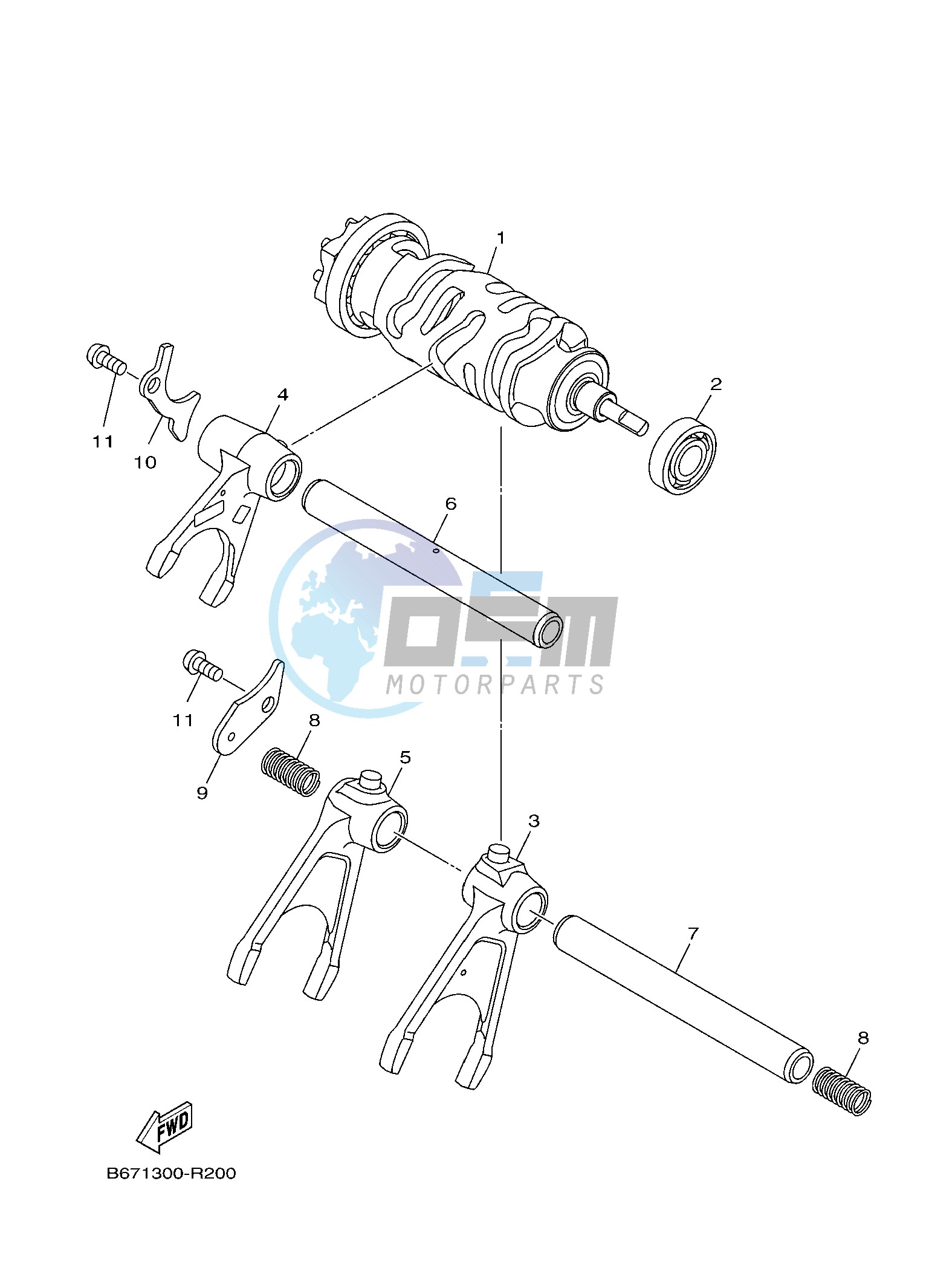 SHIFT CAM & FORK