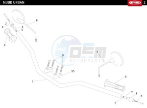 NUUK-URBAN-4-8-5-KW-BLACK 0 drawing HANDLEBAR