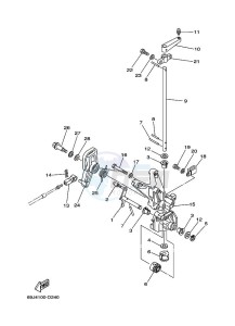 F200AETX drawing THROTTLE-CONTROL-2