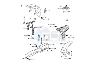 XR6 E - 50 cc drawing FENDER