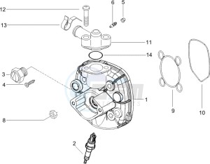 Runner 50 Pure Jet Race (CH) CH drawing Cylinder head cover