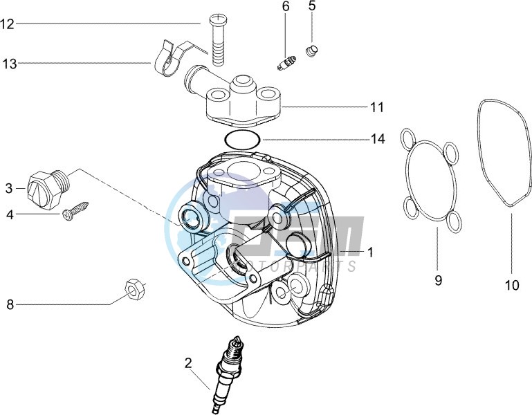 Cylinder head cover