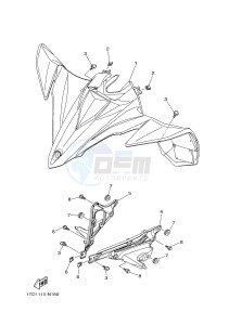 YFZ450R YFZ45YSSH YFZ450R SPECIAL EDITION (BW24) drawing FRONT FENDER