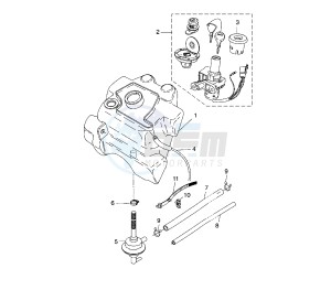 YQ AEROX 50 drawing FUEL TANK