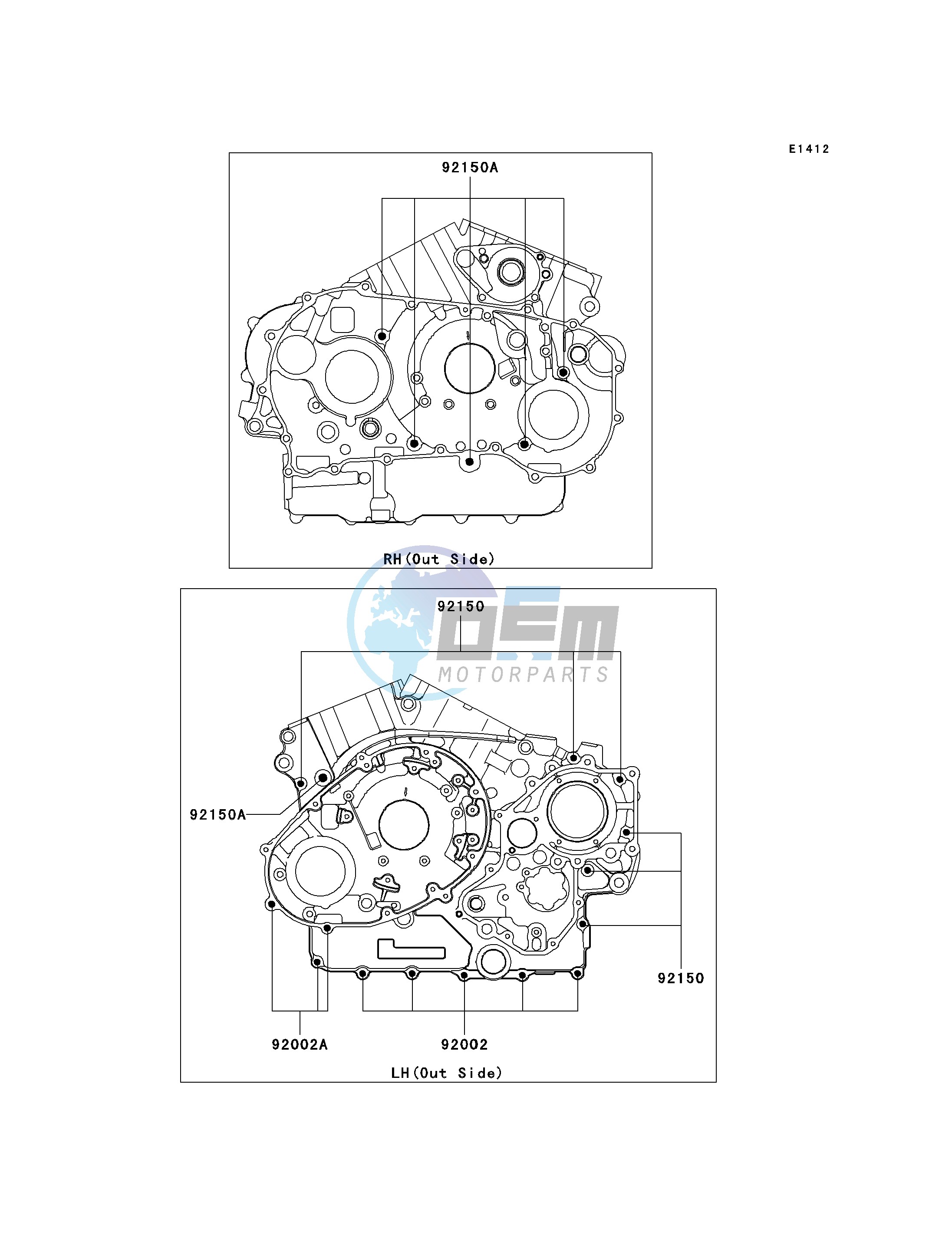 CRANKCASE BOLT PATTERN