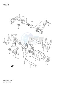 RM85 (P19) drawing GEAR SHIFTING