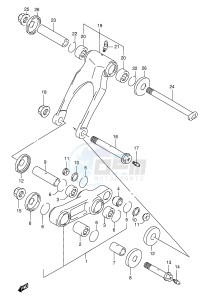 RMX250 (E1) drawing CUSHION LEVER