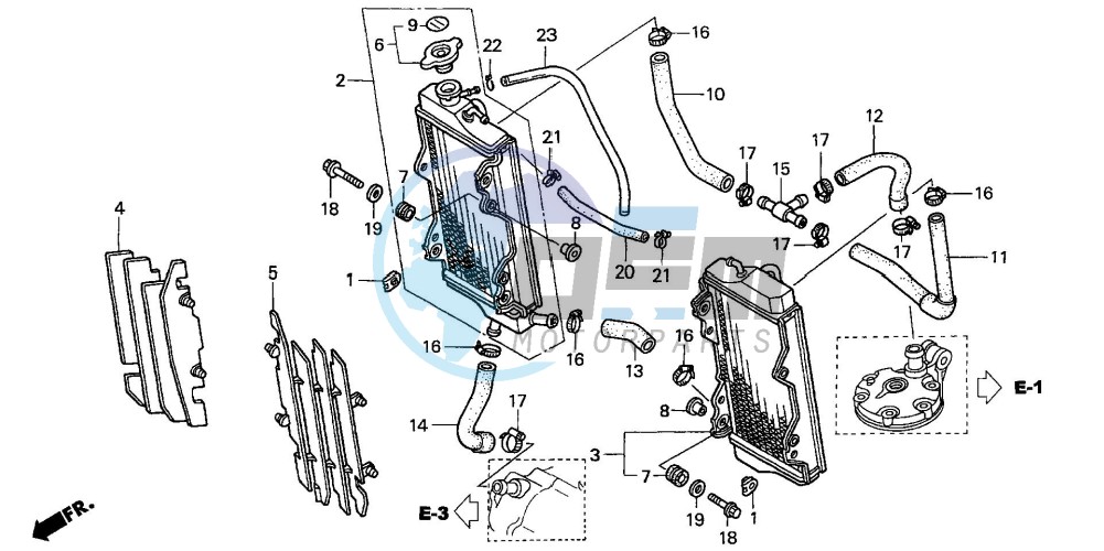 RADIATOR (CR250R2-4)