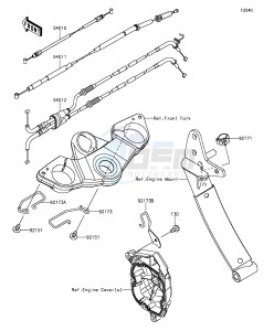 Z1000SX_ABS ZX1000MFF FR GB XX (EU ME A(FRICA) drawing Cables