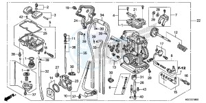 CRF150RBD CRF150RB Europe Direct - (ED) drawing CARBURETOR