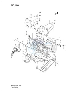 AN650 drawing FRONT BOX (AN650AL1 E2)