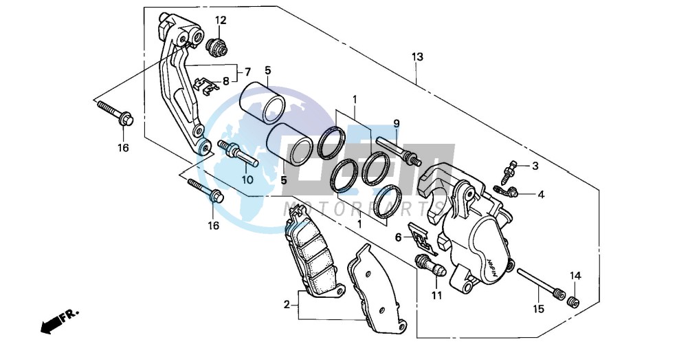 FRONT BRAKE CALIPER