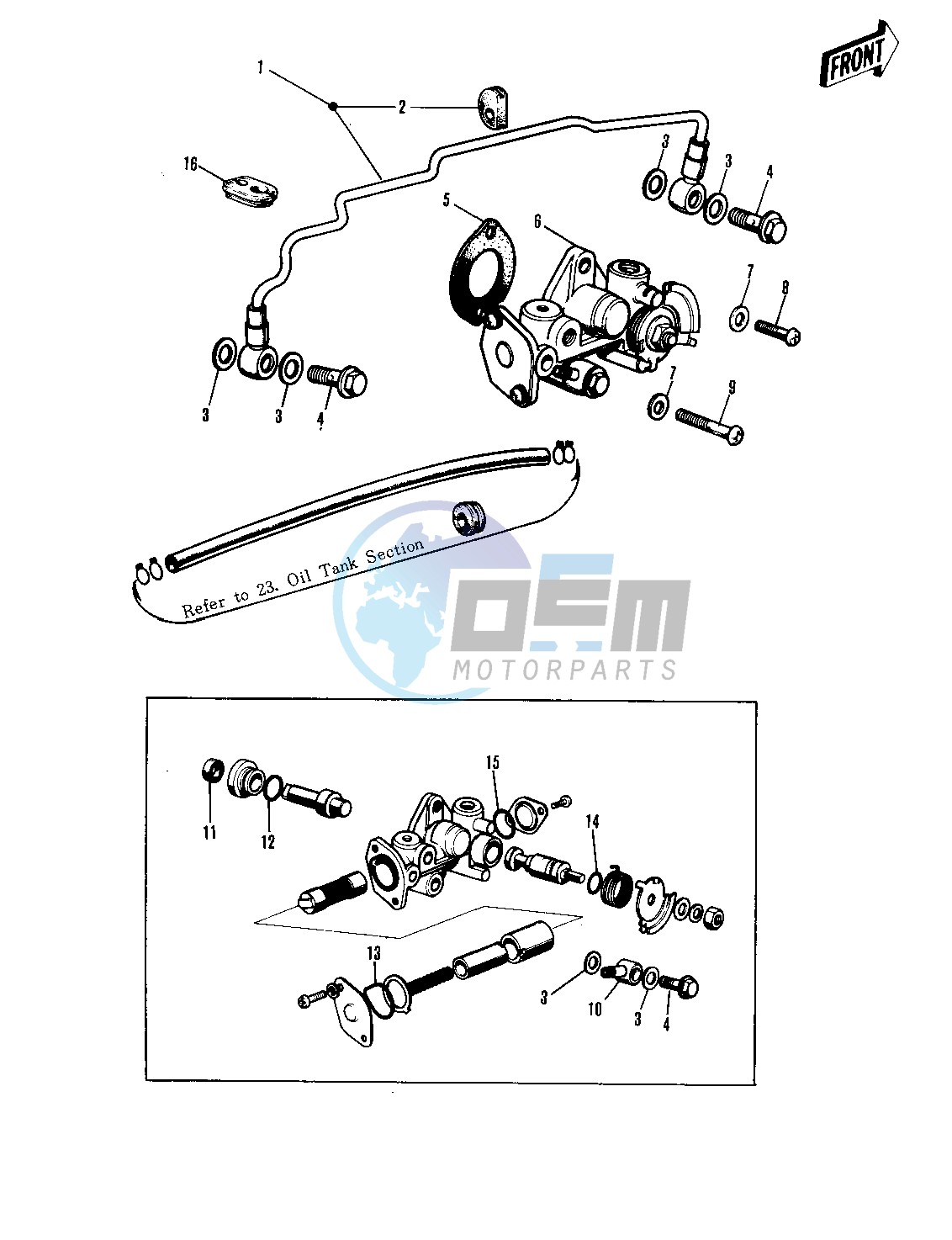 OIL PUMP -- 71-73 F7_F7-A_F7-B- -