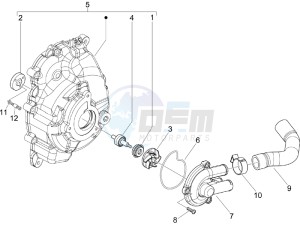 Beverly 125 drawing Cooler pump