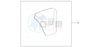 NT700VAA France - (F / ABS) drawing TANK PAD