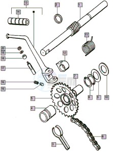 CLASSIC_25-45kmh_K2-K6 50 K2-K6 drawing Starter mechanism