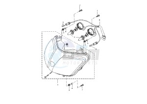 VP VERSITY 300 drawing HEADLIGHT