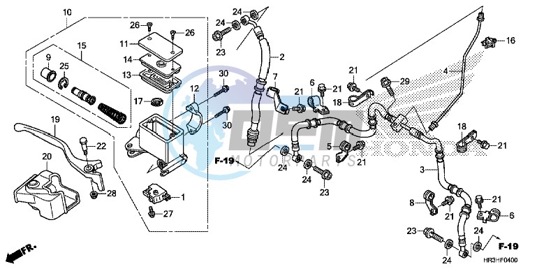 FRONT BRAKE MASTER CYLINDER