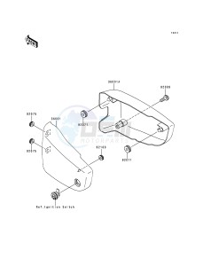 VN 1500 L [VULCAN 1500 NOMAD FI] (L1) [VULCAN 1500 NOMAD FI] drawing SIDE COVERS