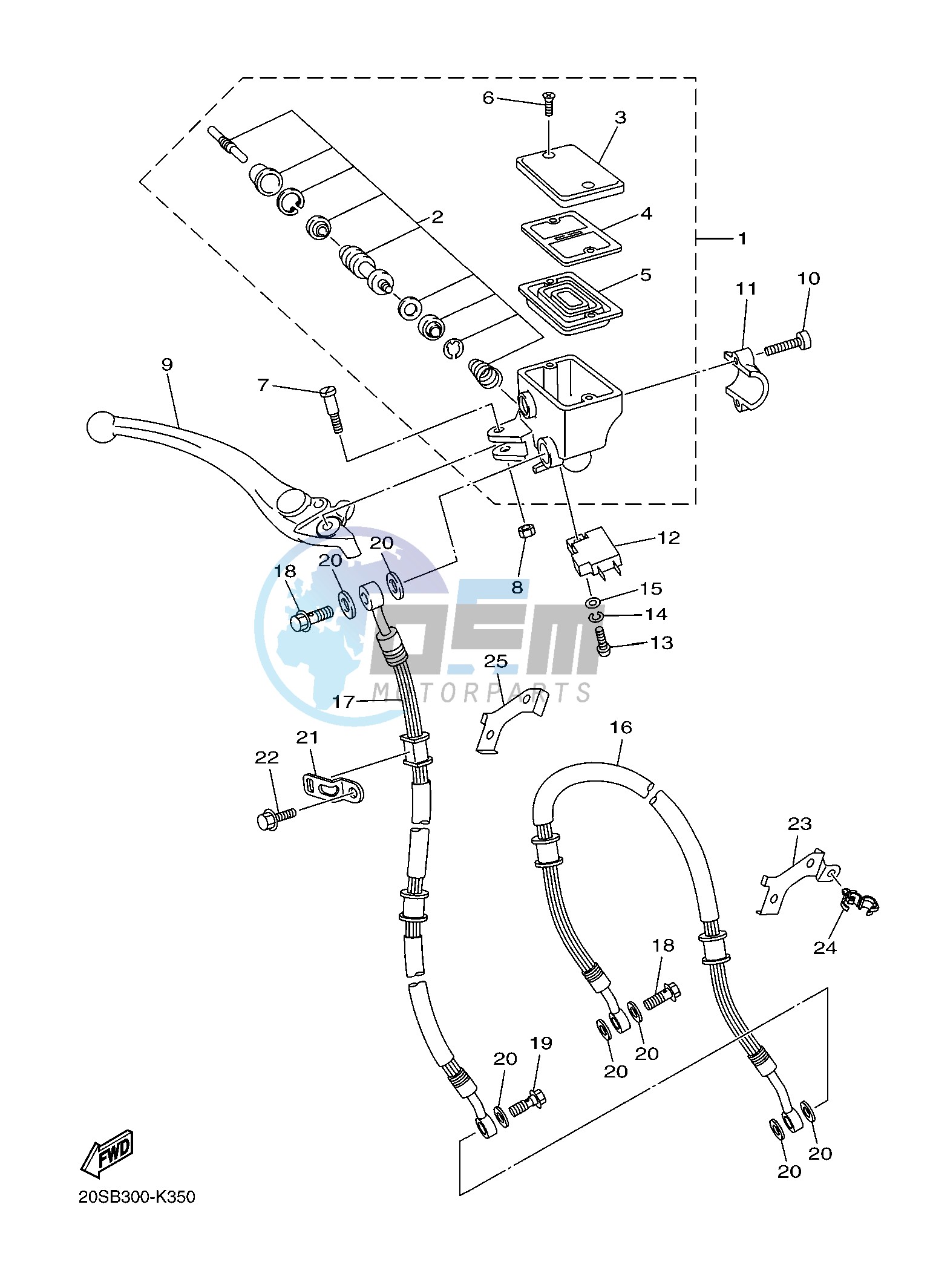 FRONT MASTER CYLINDER