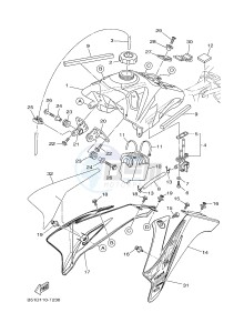 TT-R110E (B51F) drawing FUEL TANK