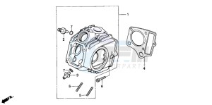 C70CW drawing CYLINDER HEAD