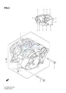 GZ125 Marauder drawing CRANKCASE