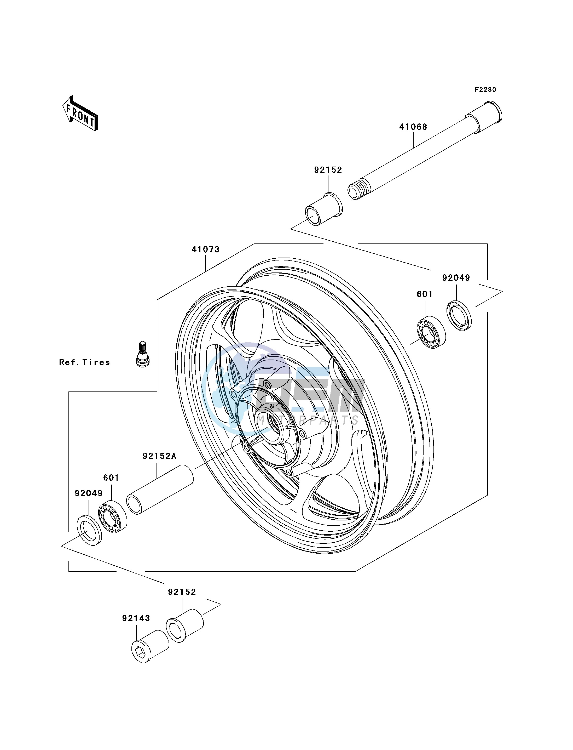 FRONT WHEEL