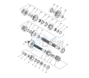 XTZ SUPER TENERE 1200 drawing TRANSMISSION