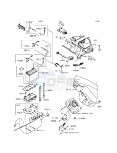 JET_SKI_ULTRA_LX JT1500KFF EU drawing Electrical Equipment