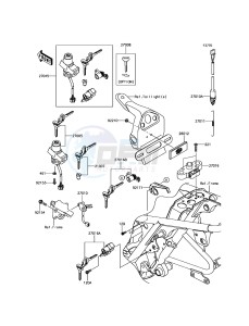 W800 EJ800AFFA GB XX (EU ME A(FRICA) drawing Ignition Switch