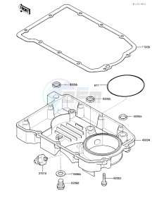 ZX 600 B [NINJA 600RX] (B1) [NINJA 600RX] drawing OIL PAN