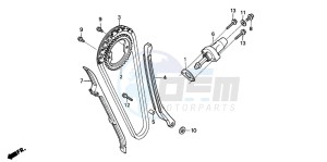 TRX300EX SPORTRAX drawing CAM CHAIN