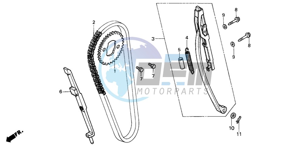 CAM CHAIN/TENSIONER